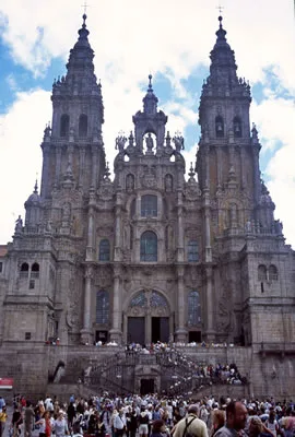 Catedral de Santiago de Compostela, fotografía tomada en 1999
