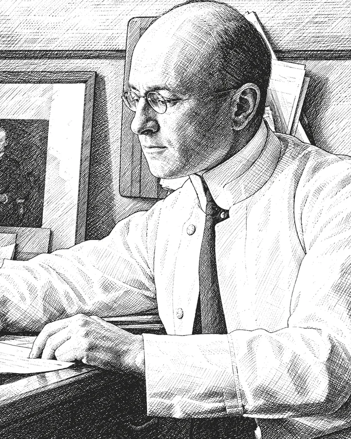 Retrato de Alexis Carrel